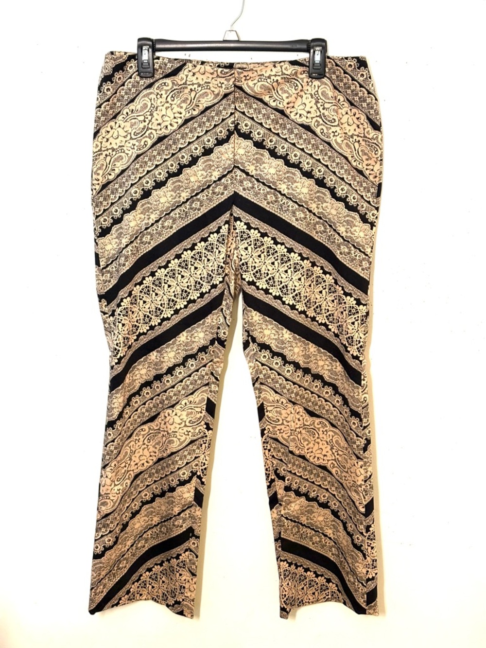 INC International Concepts Black and Tan Wide Leg Pants. Size 14. EUC.